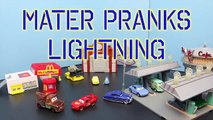 Disney Cars Prank Mater Pranks Lightning McQueen with McDonalds Gas DisneyCarToys