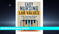 Pre Order EASY Nursing Lab Guide (Ace Nursing School and the NCLEX!):   Bonus Practice Exam