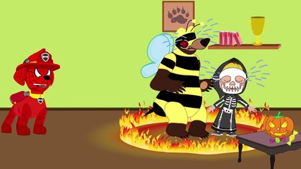 Masha And Dora Halloween Paw Patrol 9 Funny Story Finger Family Nursery Rhymes