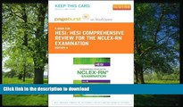 Pre Order HESI Comprehensive Review for the NCLEX-RN Examination - Elsevier eBook on VitalSource