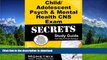 PDF Child/Adolescent Psych   Mental Health CNS Exam Secrets Study Guide: CNS Test Review for the