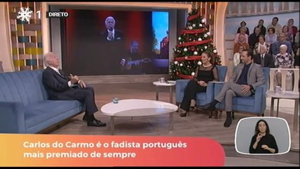Agora Nós: Carlos do Carmo fala de Vasco Palmeirim