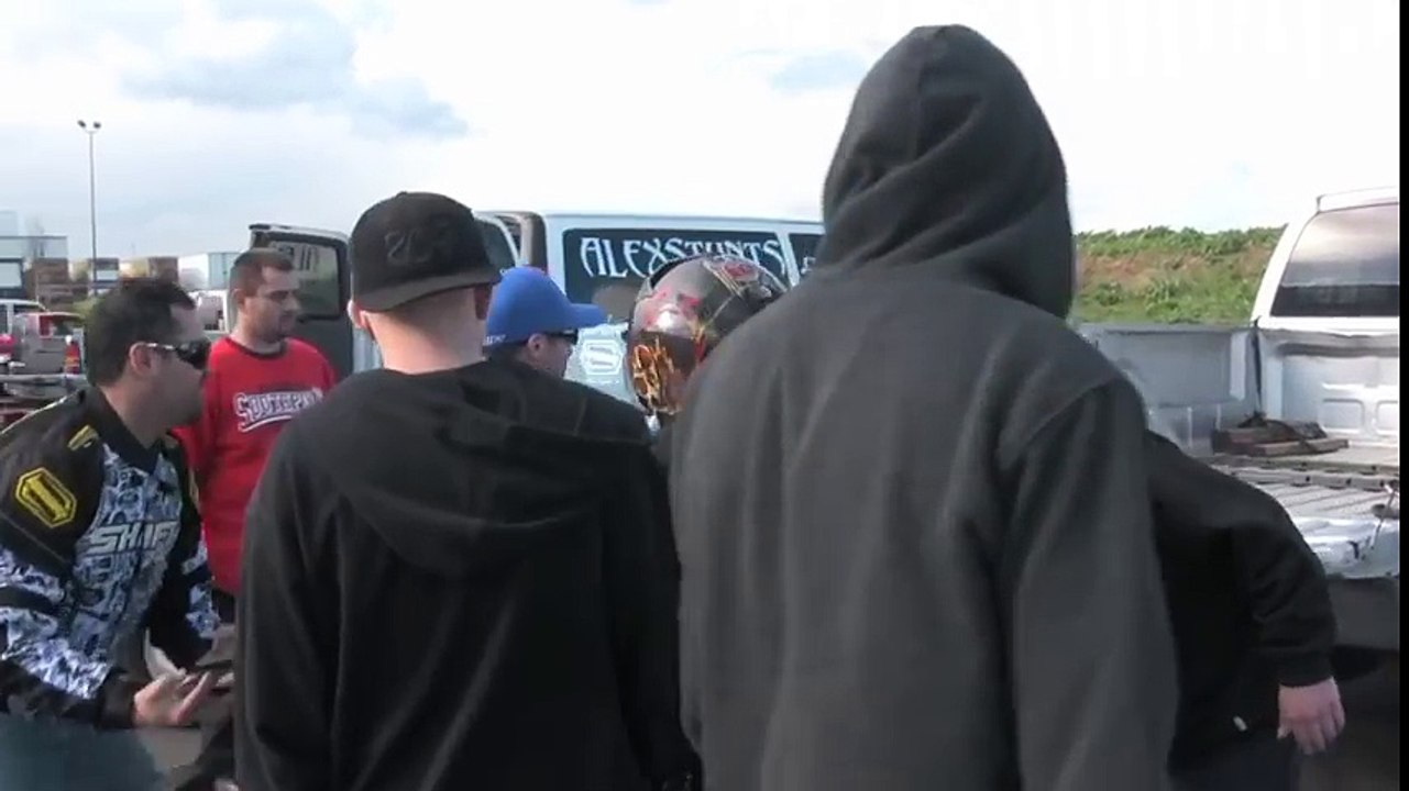 BMW S1000RR Chris Teach McNeil Drifting and Stunting 2010