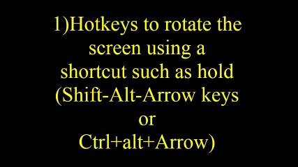 Rotate Pc Screen or Laptop-To see "Stand with Hand"