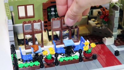 Lego Creator 10243 Parisian Restaurant - Lego Speed Build