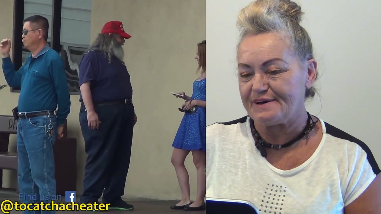 Wife's reaction to her Husband Caught Cheating with Younger Girl!