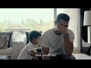 Cristiano Ronaldo  and Son - very touching moment