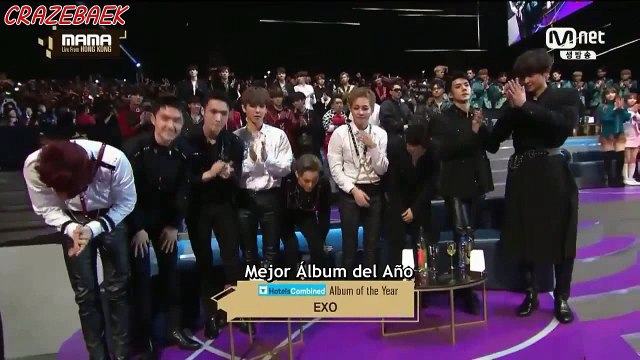 [SUB ESP] 161202 MAMA 2016 EXO - Daesang: 'Álbum del año'