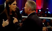 Wwe Raw 2016 Roman Reigns vs Mr McMahon Why the Police arrested Mr McMahon ?