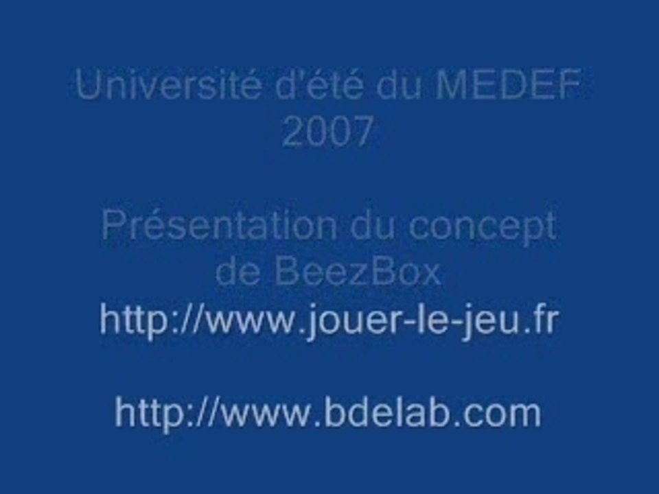 Présentation du projet Beezbox