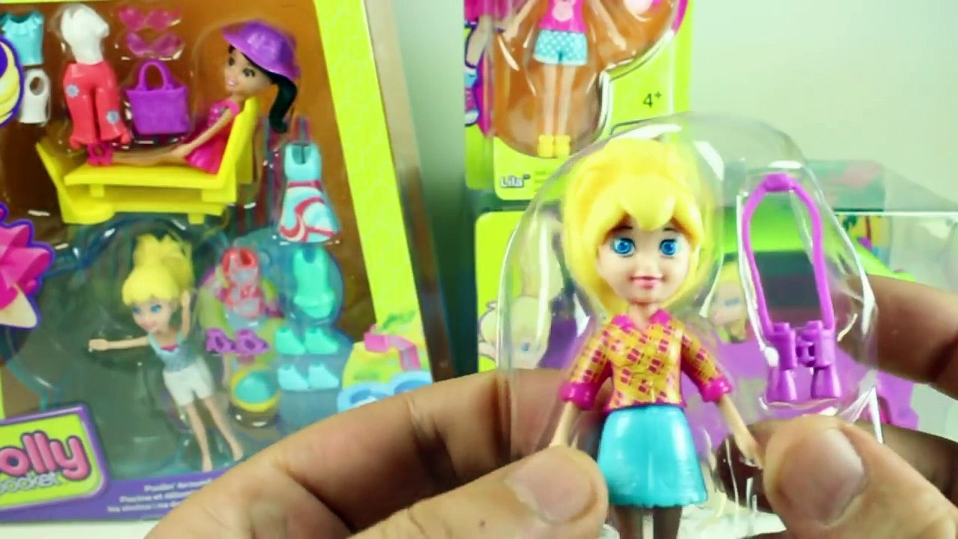 Polly Pocket Poolin Around and Drive N Slide Sets Plus Dolls - Dailymotion  Video