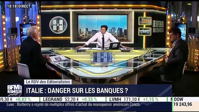 Le Rendez-Vous des Éditorialistes: L'Italie est-elle un danger sur les banques ?- 05/12