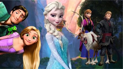 Tangled Vs Frozen Daddy Finger Finger Family Songs Finger Family Collection