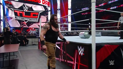 FULL MATCH - The Wyatt Family vs. The ECW Originals - Eight-man Elimination Tables Match: TLC 2015