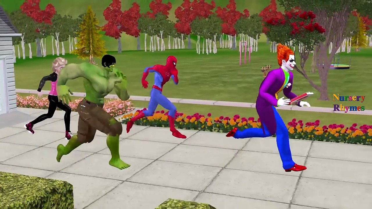 Spiderman Hulk Frozen Elsa Birthday Party | Joker Fun Pranks | Spiderman Vs Joker | Fun SuperHeroes