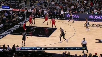 Patty Mills Hustle Play | Wizards vs Spurs | December 2, 2016 | 2016-17 NBA Season