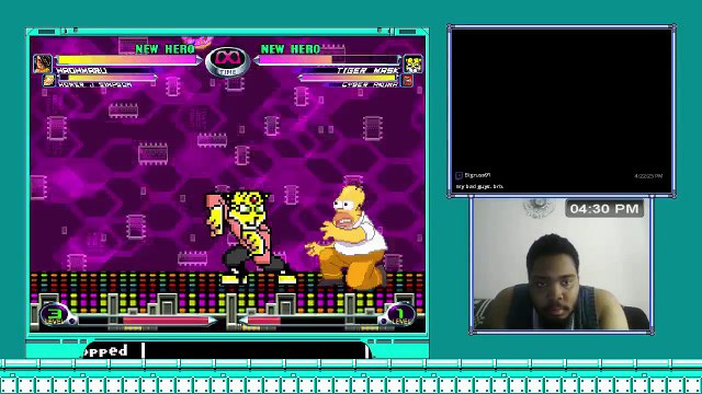 MUGEN Session with BR91X: (Marvelizing Characters MVC2 Mouser/Darkwolf Style) (19)