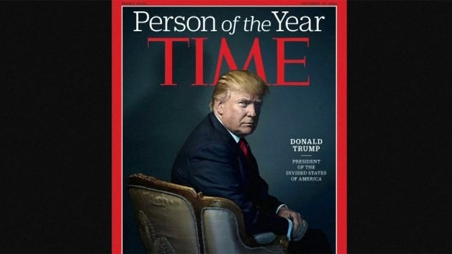 Time dergisinin 2016 Yılın Kişisi 'Donald Trump'