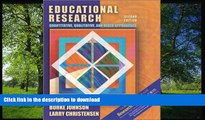 Pre Order Educational Research: Quantitative, Qualitative, and Mixed Approaches, Research Edition,
