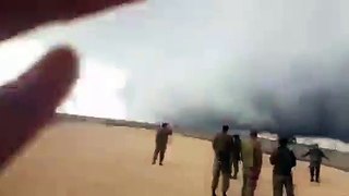 Israel News Viral video de misteriosa nube que apareció en frontera de Israel