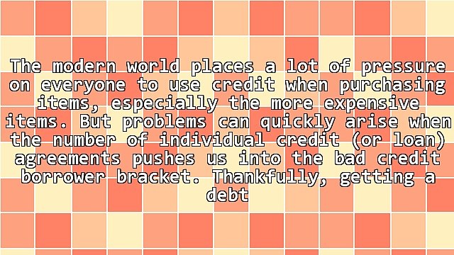 Securing Debt Consolidation Loans With Bad Credit Lifts The Financial Burden
