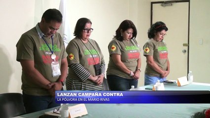 Lanzan campaña contra la polvora en el Mario Rivas