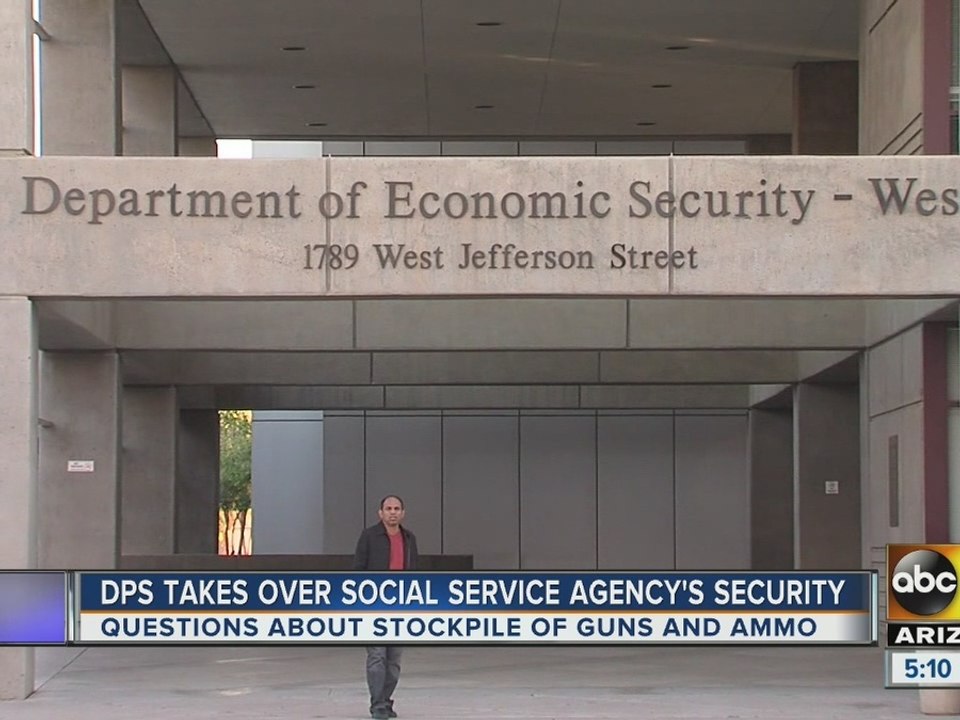 Stockpile of weapons, ammo at AZ's Department of Economic Security