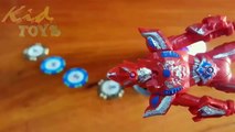 Transformers pure Action Vs Bacchus Energy Drink | Stop motion red plastic Transformers