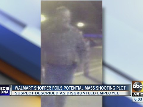 Police look for Walmart shopper that helped foil potential mass shooting plot