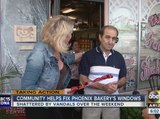 Community comes together to fix Phoenix bakery's windows