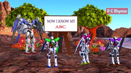 English Rhyme|Transformers ABC Song for Kids |Animation Learning Nursery Rhyme for Kids.