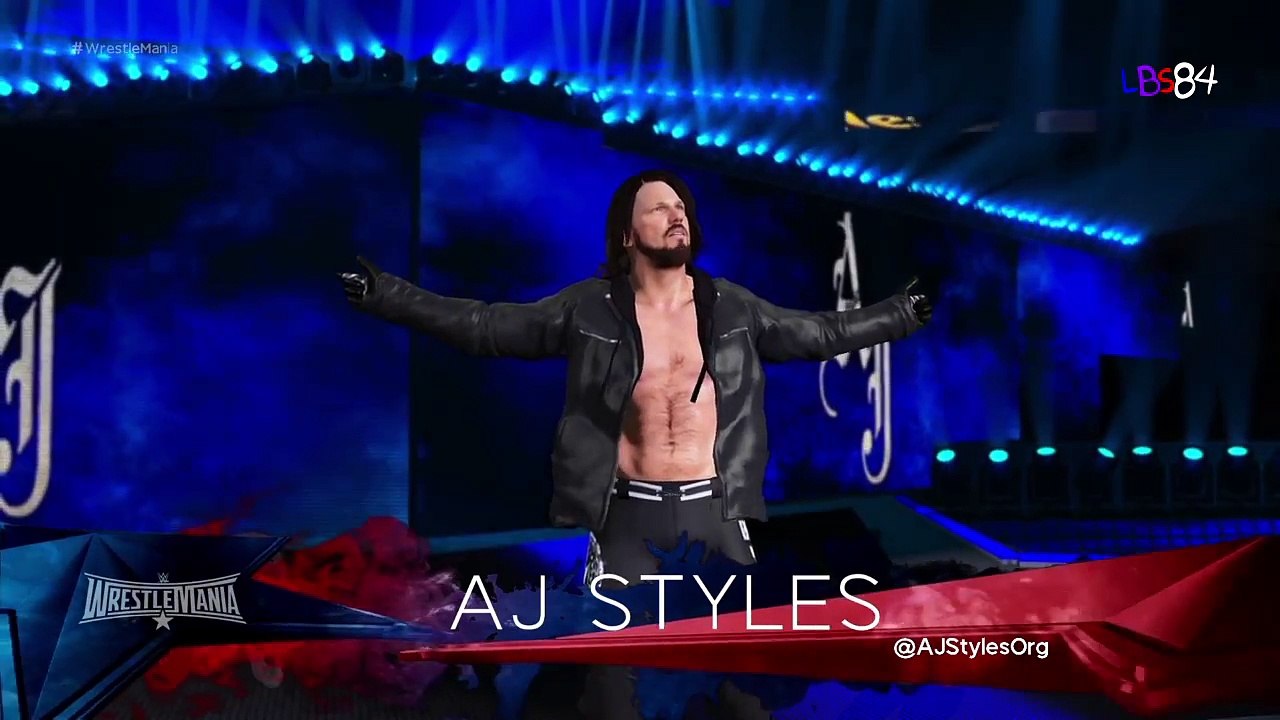 WWE 2K17 - AJ STYLES BULLET CLUB & SAMOA JOE NXT ATTIRES (PS4)