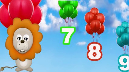 Learn to Count with Lion King of the Jungle - Fun and Educational Cartoon for Kids