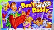 Dont Wake Daddy Kids & Family Game night BOARD GAME Unboxing & Toy Review by DisneyCarToys
