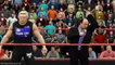 WWE 2K17 Custom Story - Brock Lesnar Returns & Sends Goldberg To The Hospital | Raw 2016