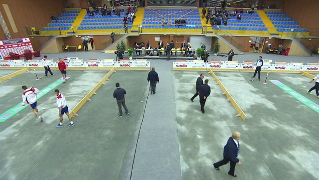 Finale tir rapide en double U23, Sport Boules, Mondial Jeunes, Monaco 2016