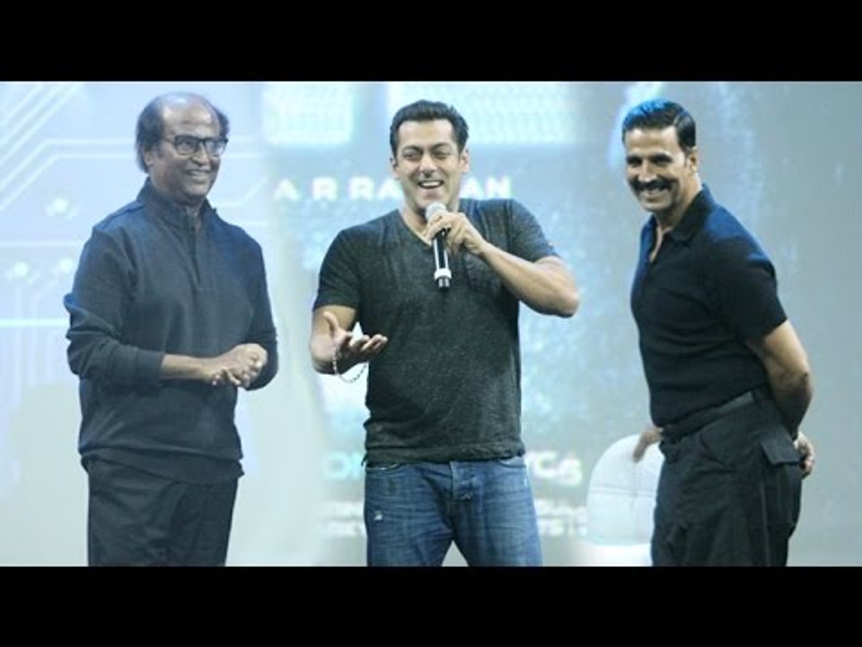 Salman Khan At Robot 2.0 Trailer First Look Launch Full Video HD - Rajinikanth, Akshay Kumar