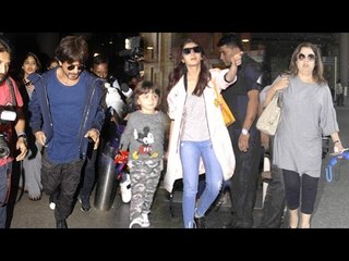 Airport Spotting 23rd Nov 2016 - Shahrukh,Abram Khan,Alia Bhatt,Farah Khan,Adnan Sami