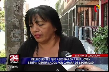 Download Video: SJL: delincuentes que asesinaron a joven serían identificados por cámaras de seguridad