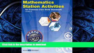 READ Station Activities for Common Core Mathematics, Grade 8 (Station Activities for Middle School