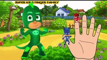 The PJ Masks Heroes in Finger Family | Nursery Rhymes For Kids Songs
