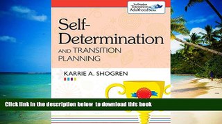 Pre Order Self-Determination and Transition Planning (The Brookes Transition to Adulthood Series)