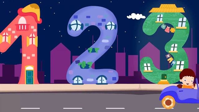 The Number Song | Nursery Rhymes With Lyrics | Counting Numbers 1 To 10 | Fun Learn Poems For Kids