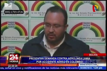 Presentan demanda contra aerolínea Lamia por accidente aéreo en Colombia