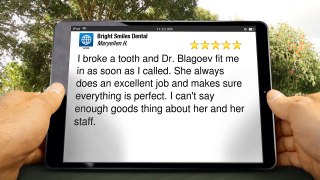 Parlin Dentist Dr. Blagoev Outstanding Five Star Review by Maryellen H.
