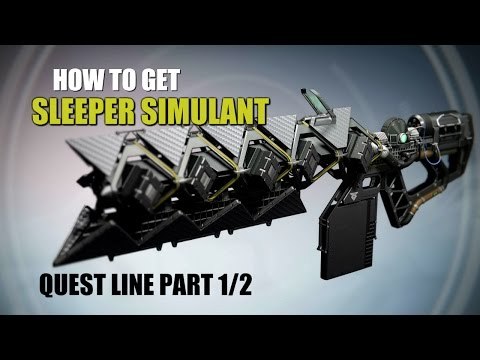 How to get the Sleeper Simulant (Part 1) in Destiny: The Taken King (Transceiver, Fusion Core)