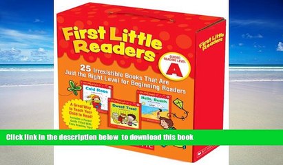 Pre Order First Little Readers Parent Pack: Guided Reading Level A: 25 Irresistible Books That Are