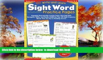 Pre Order 100 Write-and-Learn Sight Word Practice Pages: Engaging Reproducible Activity Pages That