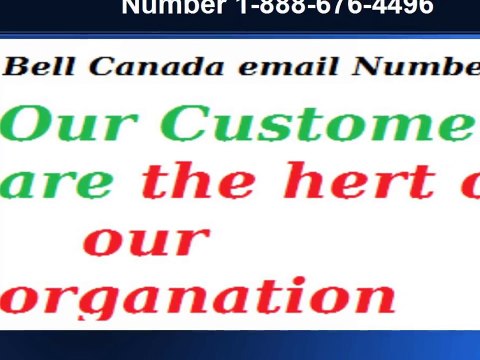 Bell Canada Email Technical Support Number #1-888-676-4496