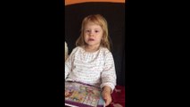 Little girl has her mind blown by peppermint gum